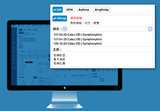 Registered data display function